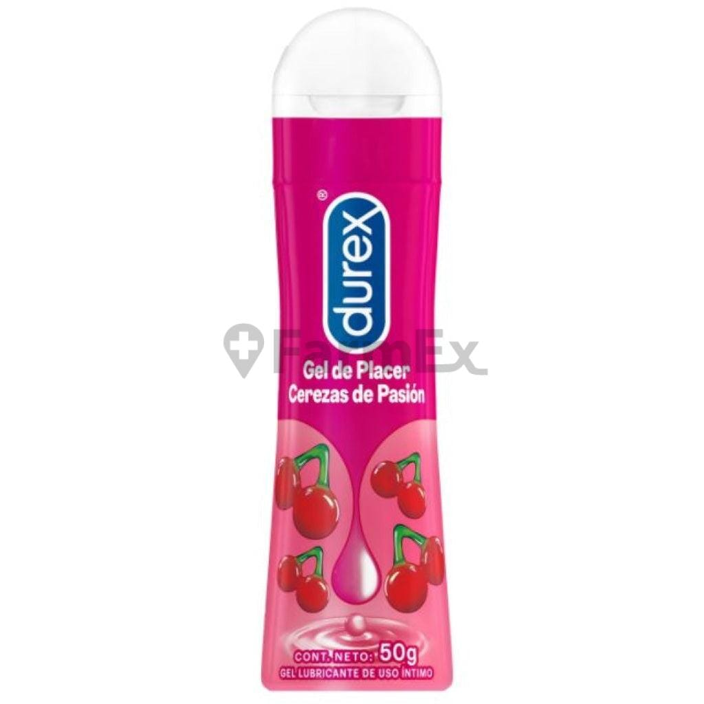 Durex Gel Lubricante cherry de pasión x 50 g Farmex-Fonasa-Persistente